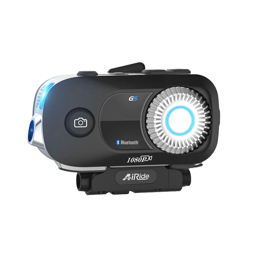 AiRide G5 мотоциклетная Bluetooth гарнитура для шлема 4 райдеров группа Интерком с