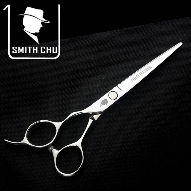 Free ship,6 Inch Hair Flat Blade Scissors HX28 60,Left Handed Scissors,Professional Hairdressing
