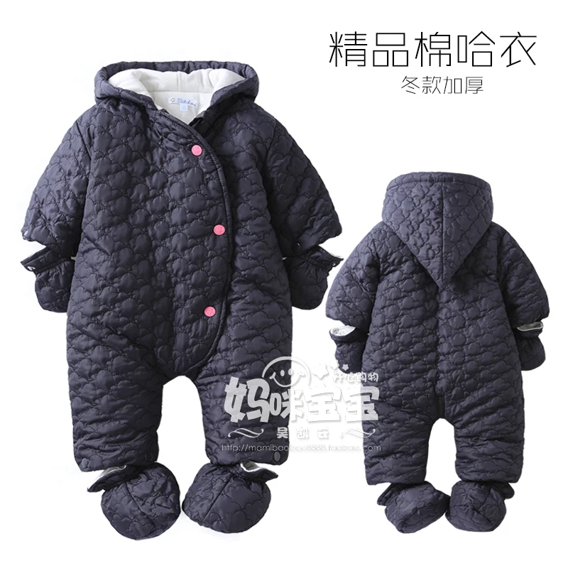

Autumn winter newborn baby clothes infantil cotton Rompers baby girls / boys warm jumpsuit baby costume
