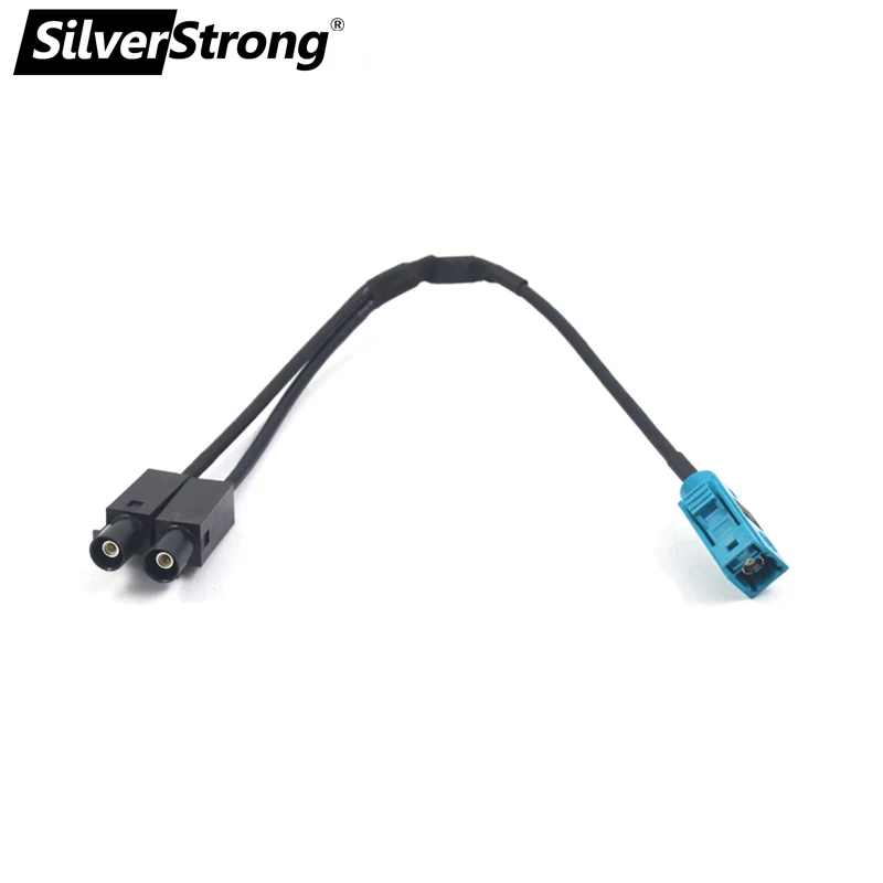 Адаптер для автомобильной радиоантенны SilverStrong Fakra 1 Женский на 2 Штекерный разъем