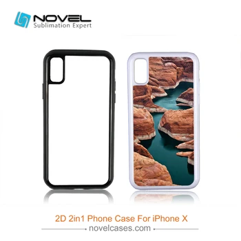 

China Sublimation Heavy duty 2in1 housing,pc+tpu phone case for iPhone X