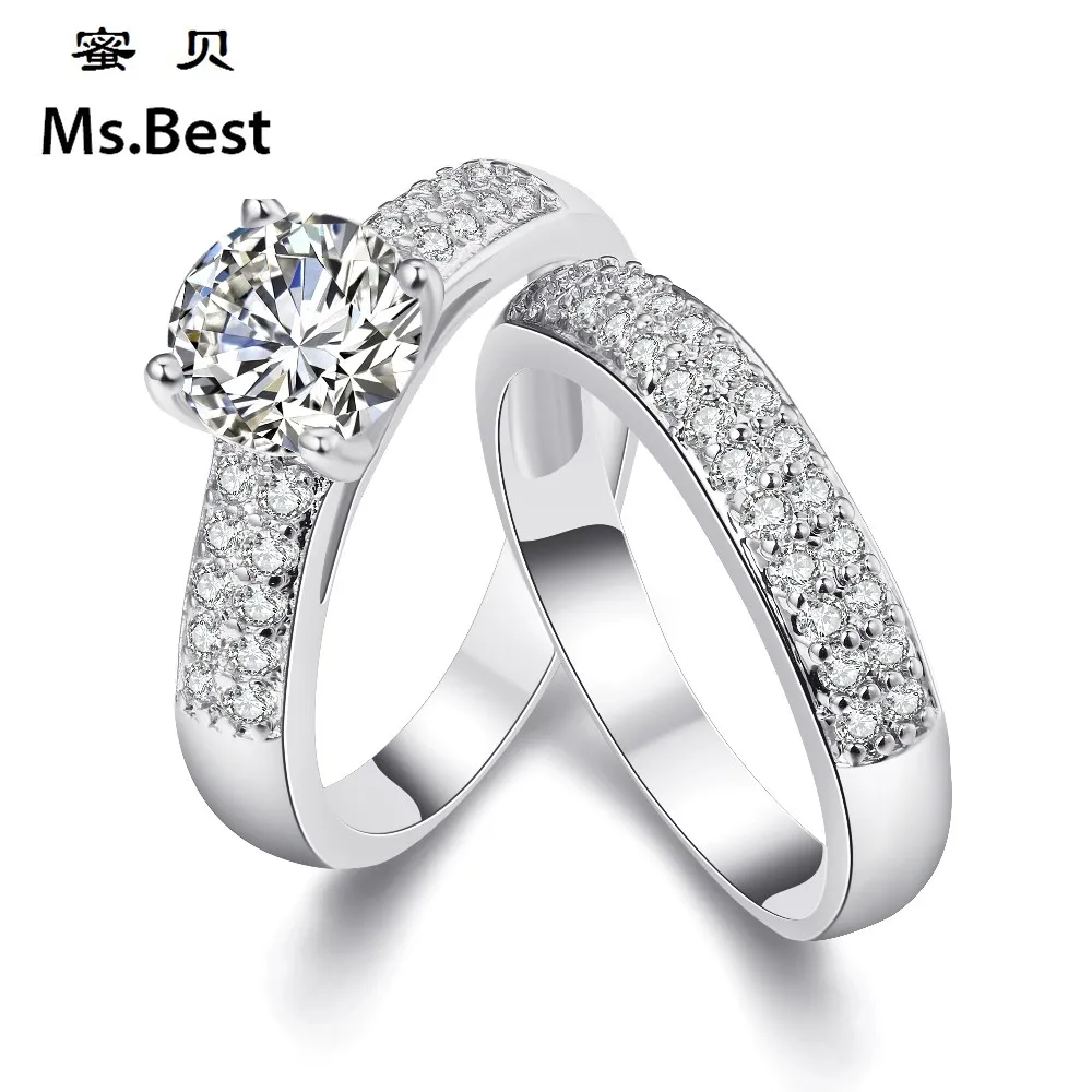 2 pcs couples rings sets white gold color cz lovers anniversary wedding bands for him and her mood fashion jewelry size 5 to 9 - Cheap Wedding Ring Sets For Him And Her 2 pcs couples rings sets white gold color cz lovers anniversary wedding bands for him and her mood fashion jewelry size 5 to 9 - Cheap Wedding Ring Sets For Him And Her