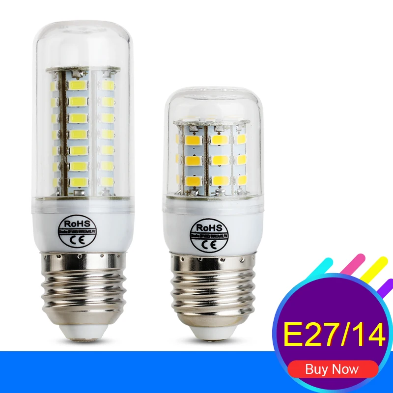 Ampolleta font b Led b font 220V E27 font b LED b font Bulb Lamp 24LEDs