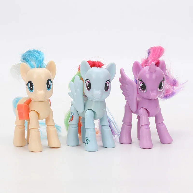 Игрушки My Little Pony Cutie Mark Magic Miss Pommel Радуга тире Сумерки сверкающие ПВХ экшн фигурки