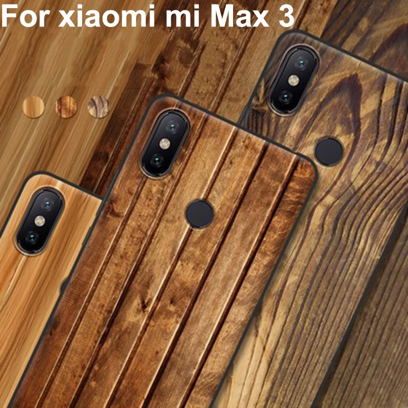 Чехол 6 9 дюйма для xiaomi mi Max 3 мягкий силиконовый чехол с текстурой древесины