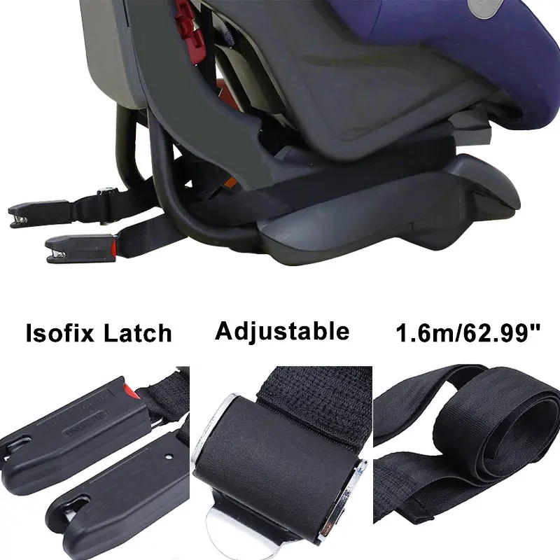 Универсальный Isofix безопасный ремень безопасности для детей Детский