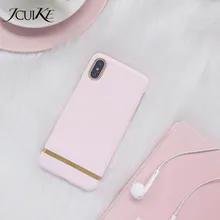 

Fashion Gold Bar Candy Color Phone Case For iPhone X cases Luxury Silicone Back Cover For iphone 6 6S 7 8 Plus Soft Shell Coque