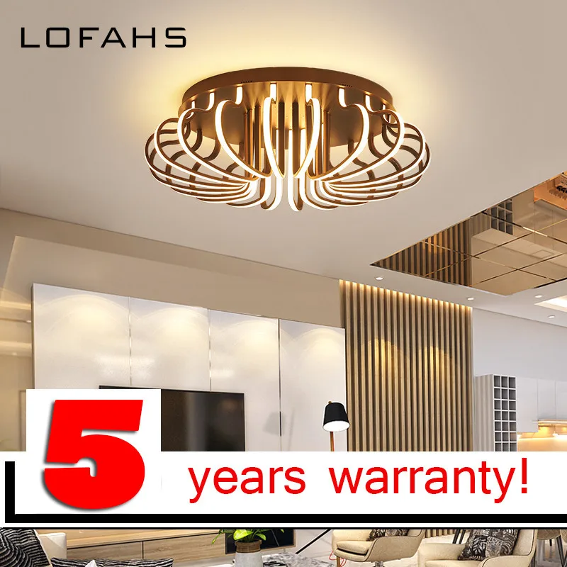 

LOFAHS Modern led chandelier for living room bedroom dining room aluminum body Indoor ceiling chandelier lamp lighting PY-1042