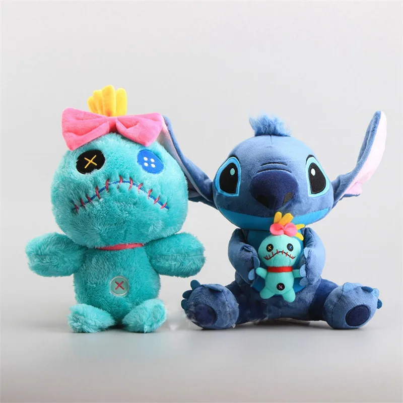 Lilo and Stitch Scrump Plush Toys Dolls Cute Anime Cartoon Blue Stitch Doll Kids Children Chritmas Birthday Cosplay Gift  (5)