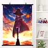Anime Manga KonoSuba God's Blessing on This Wonderful World! Megumin Aqua Darkness Cosplay Wall Scroll Mural Poster Home Decor ► Photo 3/5