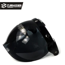 Cuirassier VS02 Universal Flip up Lens Bubble Visor Face Shield Mask for Bitwell Vintage Retro Motorcycle Helmet Moto Capacete