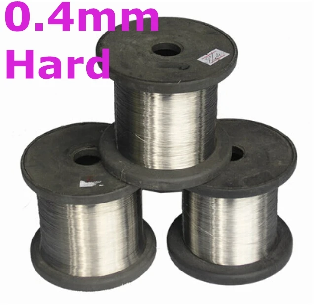 

0.4mm SS304 Stainless Steel Wire Spools hard condition Bright Smooth Surface 100meters