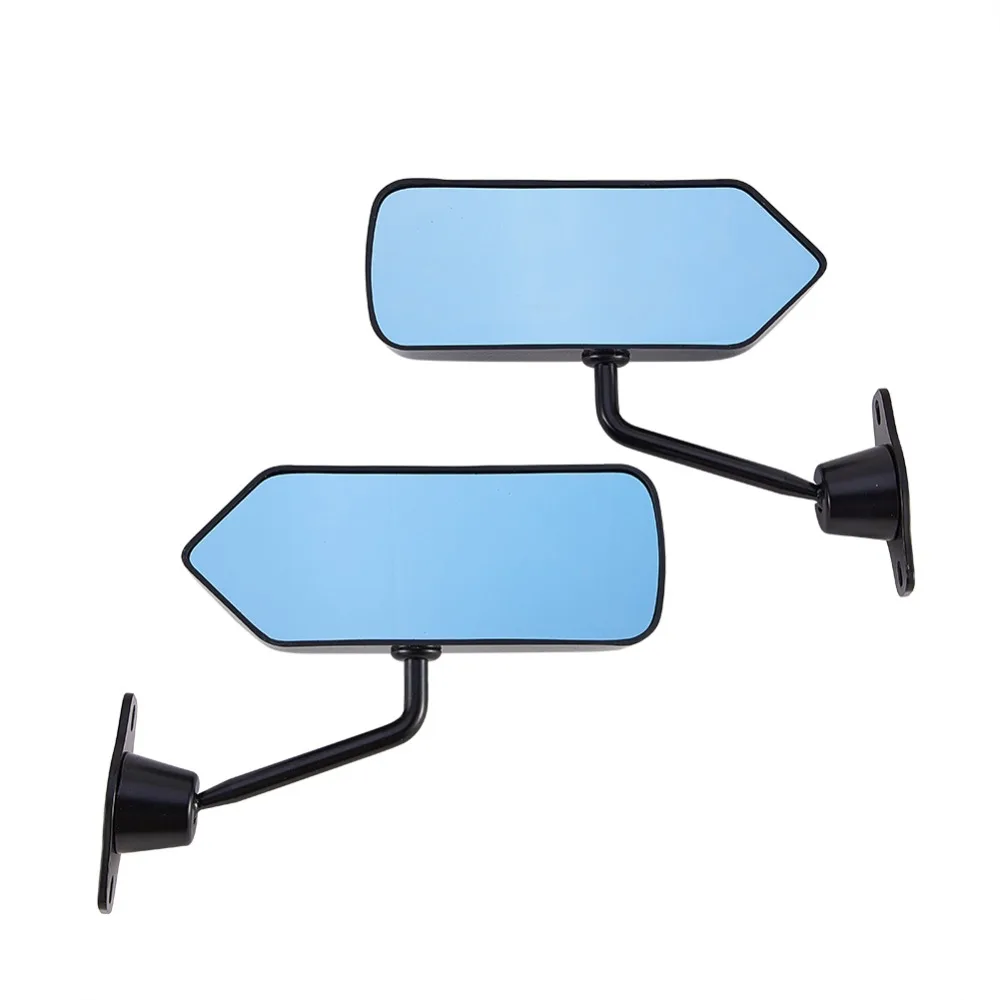 2 Pcs Side Mirrors Blue Wide Angle Rearview Mirror Adjustable HD Car Mirrorsin Mirror & Covers