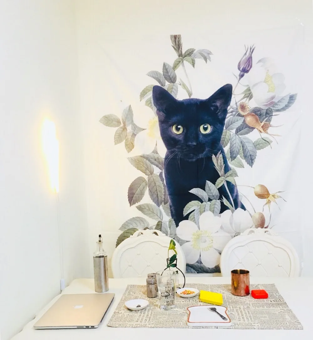 [MPK украшение дома] ткань для стен с изображением кота, 10 видов конструкций доступны сейчас