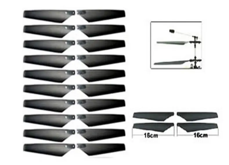20X 16CM 160MM Main Blade upper lower A B for EsKy Lama V3 V4 Walkera 5-4 Helico