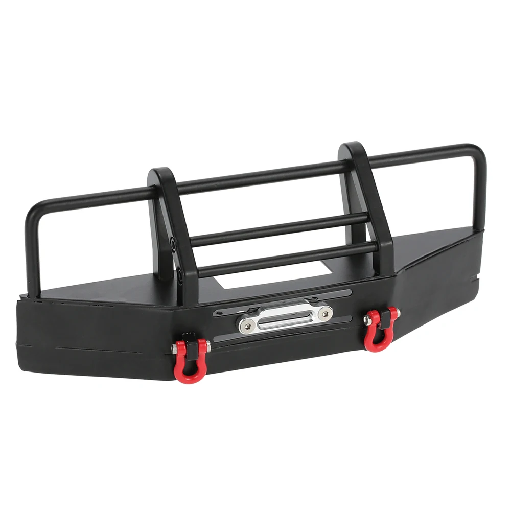 Metal Front Bumper with Trailer Buckle for 110 RC4WD D90 Axial SCX10 RC Rock Crawler (3)