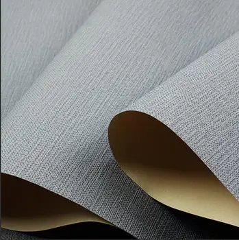 

New solid color linen background wallpaper Modern retro living room bedroom wallpaper roll light blue beige