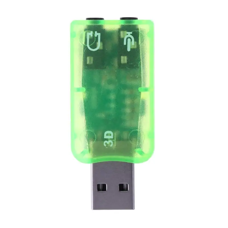 Мини Портативный USB 2 0 полноскоростной порт аналоговый 6 1 CH внешняя звуковая