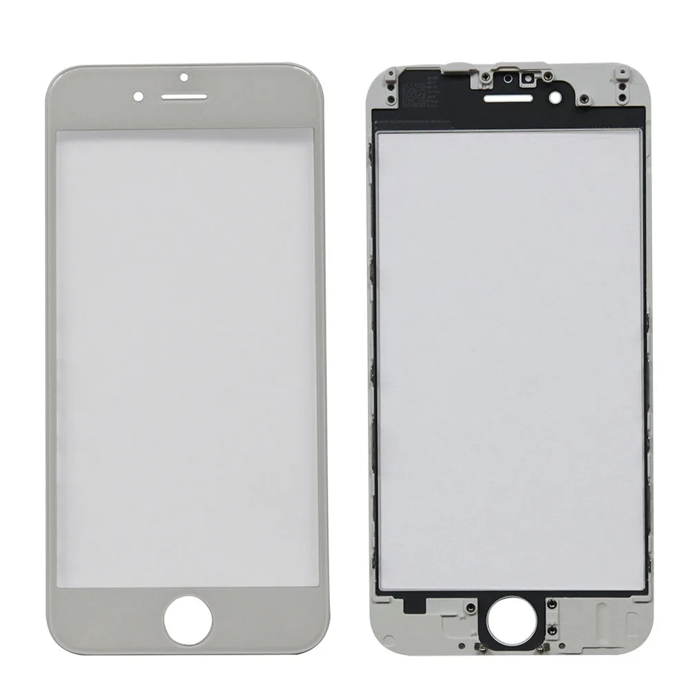 

For iPhone 5 5s 6 6s 100% New Front Glass Lens Touch Screen Digitizer Touch Panel Replacement parts+frame+free repair tools set
