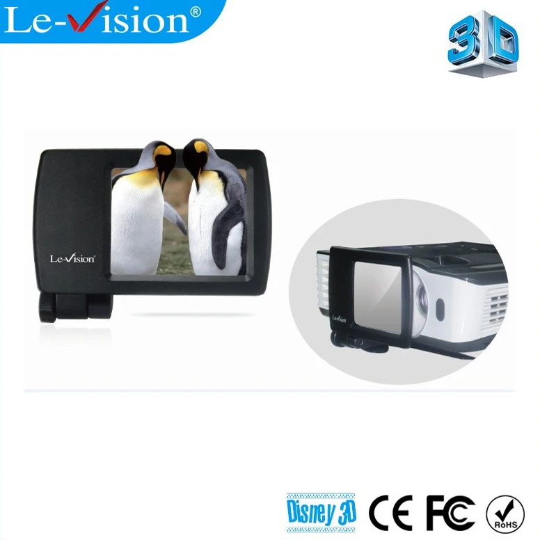 Le Vision T1001 home cinema mini font b 3D b font polarizer LCD polarized font b
