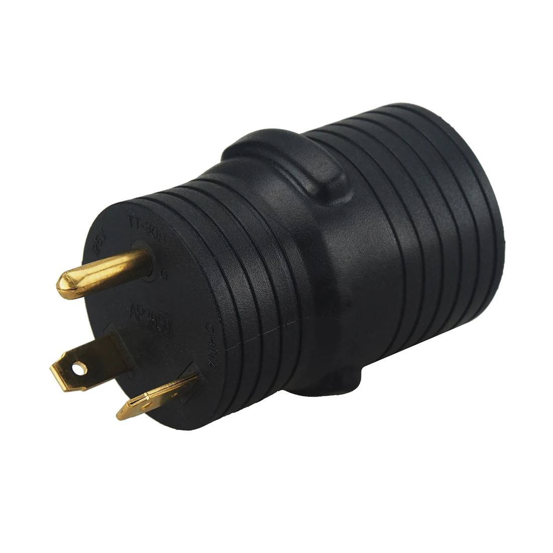 

[TT-30P to 14-50R] Plugrand EV Adapter NEMA TT-30P to 14-50R Adapter TT-30 Male 30Amp to 14-50 Amp Female Power Adapter