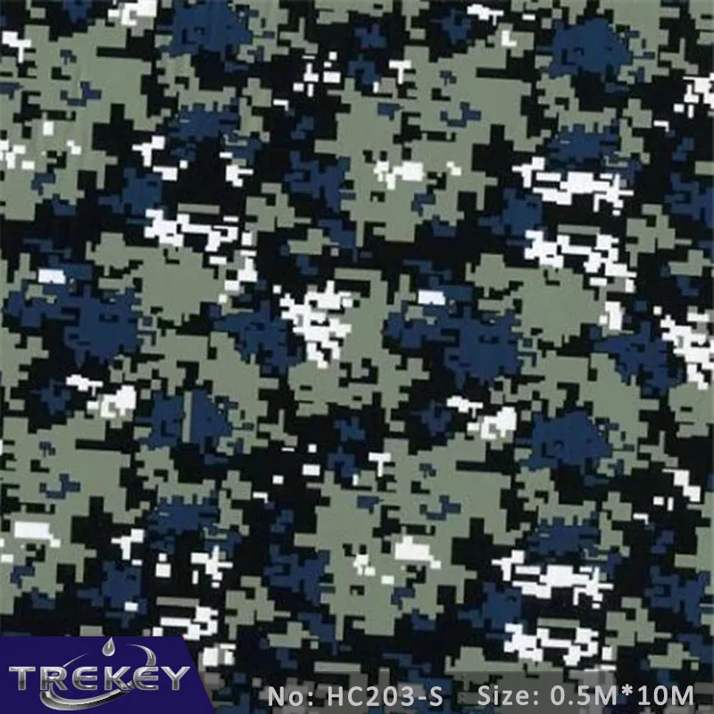 HYDROGRAPHIC WATER TRANSFER HYDRODIPPING HYDRO DIP BLUE DIGI CAMO CAMOUFLAGE 2M