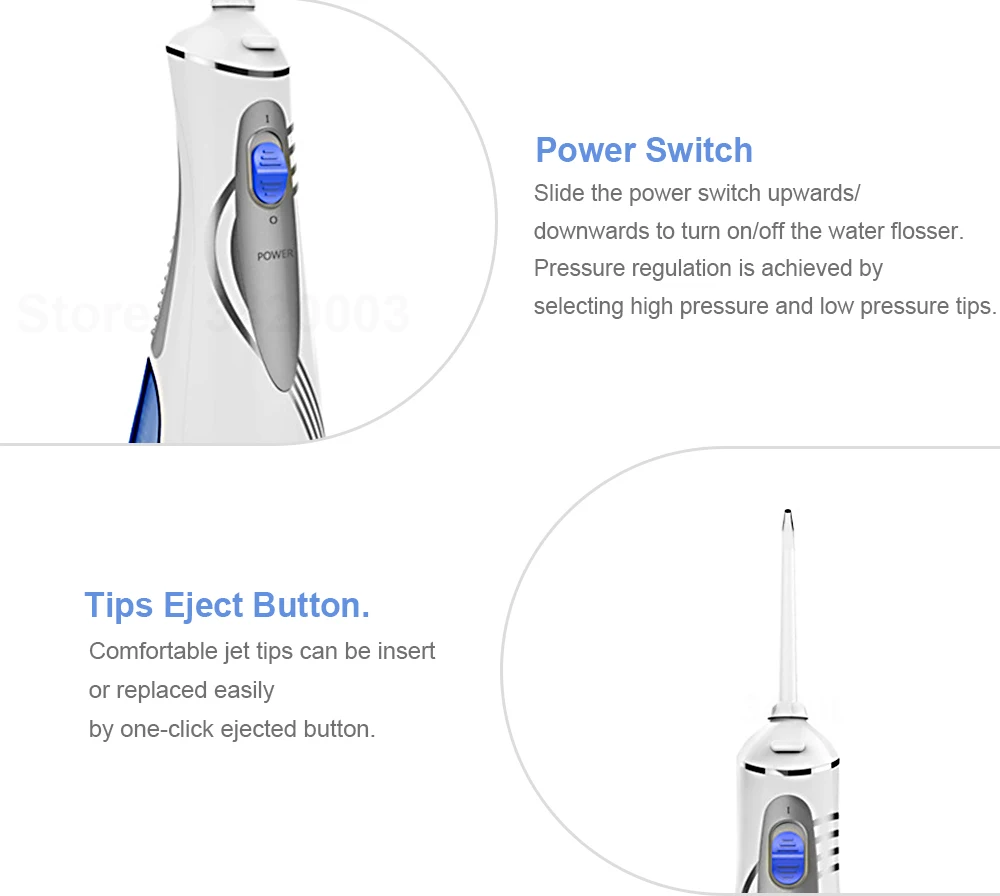 Водный Пульс V700 и V400 9 шт. струйные наконечники воды мощность Флоссер 1000 мл Емкость ирригатор для полости рта путешественник портативный стоматологический Флоссер для полости рта