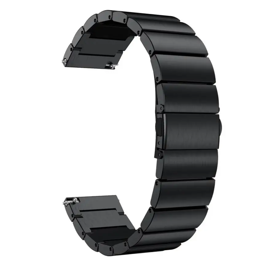 Black Hiperdeal браслет из нержавеющей стали ремешок для Xiaomi Amazfit Bip Молодежные часы дропшиппинг Jun 4 - Цвет: Black