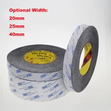 1 Meter 40mm Width 3M9448A Double Coated Tissue Tape Thermally Conductive Adhesive thermal pad for heat sink heatsink radiator 40mm width 25m length 0 2mm thickness double sided thermal conductive adhesive tape thermal tape transfer tape for pcb heatsink