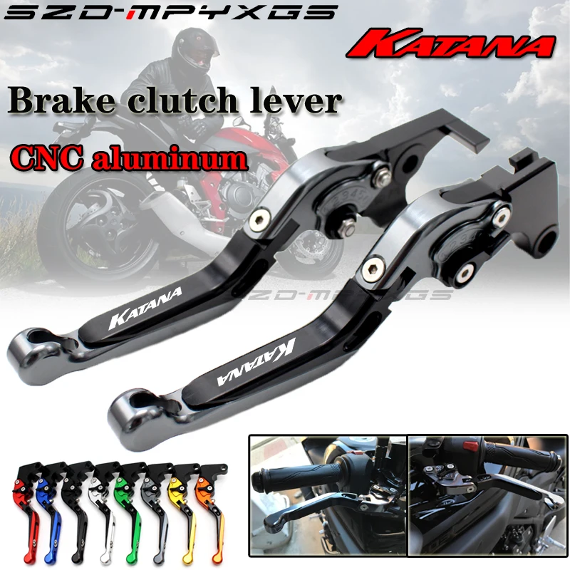 

Motorcycle Adjustable Folding Extendable Brake Clutch Lever For Suzuki Katana 600 750 GSX 600F 750F GSX600F GSX750F 1998-2006