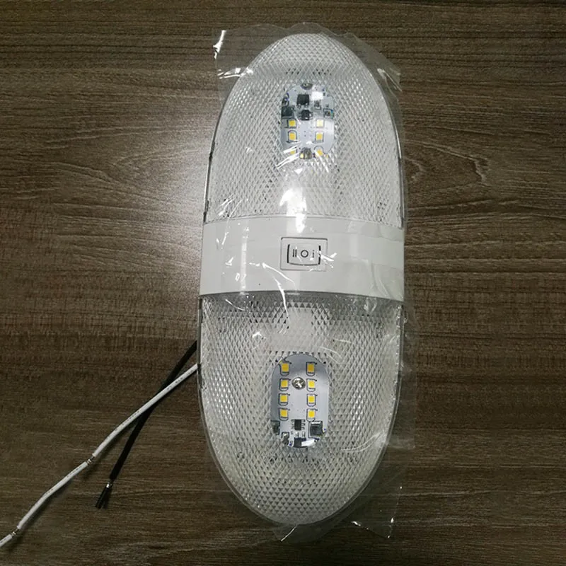 

12V RV LED Fixture Ceiling Boat Camper Trailer Marine Yacht Dome Light Car Interior Lamp