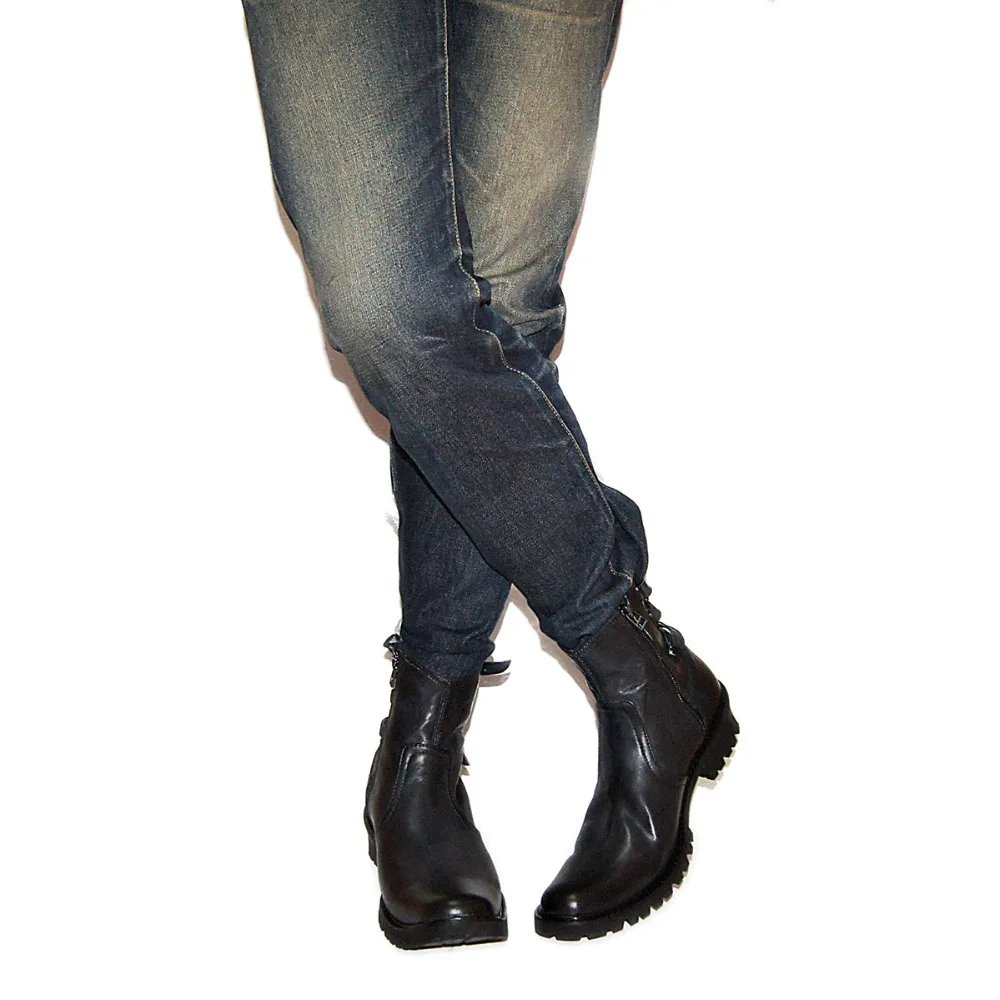 Waliicorners Chelsea Boots Genuine Cow Leather Suede Men Boots high top Zipper Fashion British style men's Winter Boot 15 DSC01664