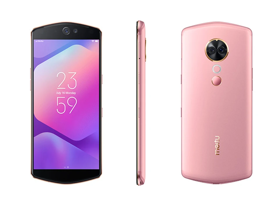 Meitu T9 мобильного телефона 4/6 ГБ Оперативная память 64/128 ГБ Встроенная память Snapdragon 660 Octa Core Android 8,1 Двойная Передняя/задний Камера смартфон