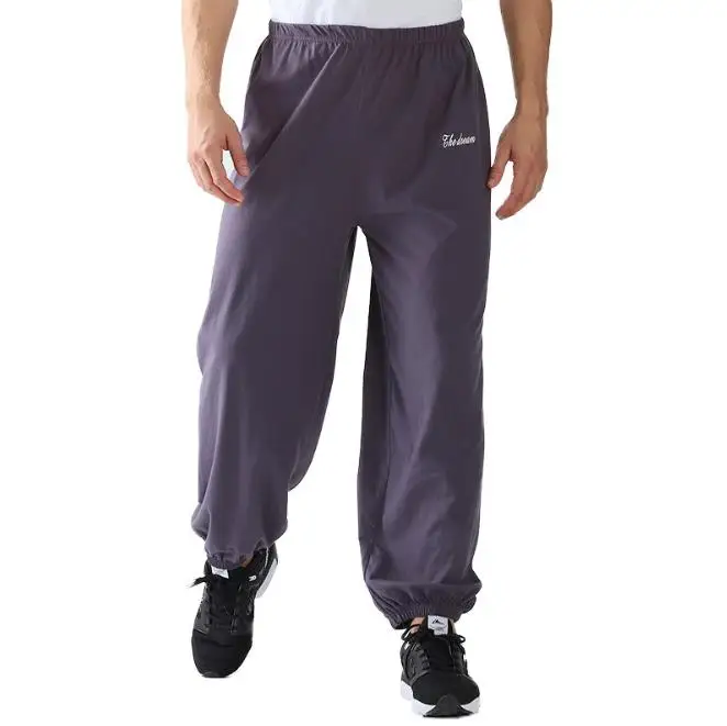 

large size XXXL Pants Men Male Fashion Joggers Sweat Pants Tide Loose Home Trousers Leisure Slacks Summer Men's Thin Bottoms