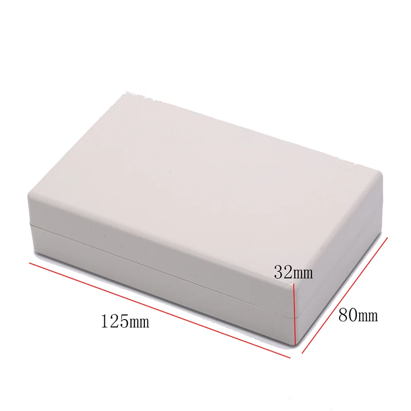 

1pcs Waterproof Cover Project Box Without Screws 125*80*32mm Electronic Case Enclosure Box For Power Supply