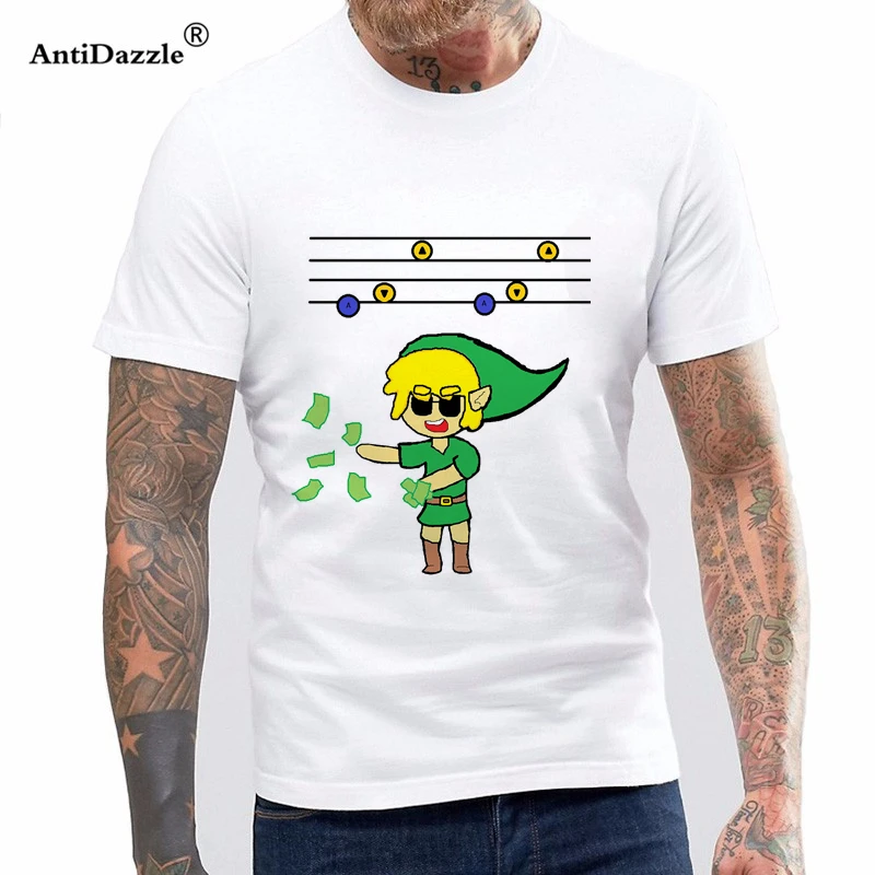 Antidazzle 2017 Newest Men's Funny Silk Screen T Shirts Make It Rain