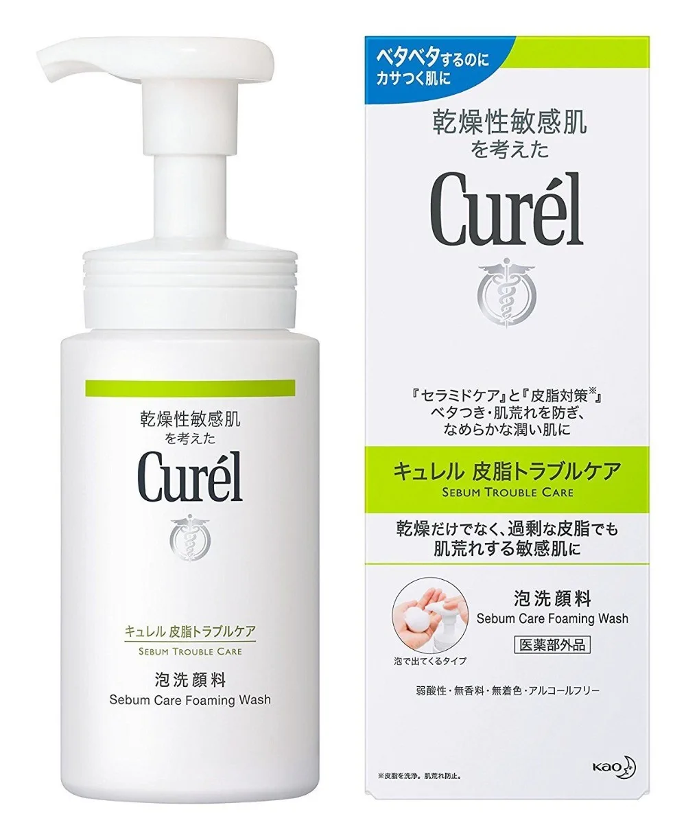 

Curel Sebum Care Foaming Wash Curel Face Cleanser 150mL