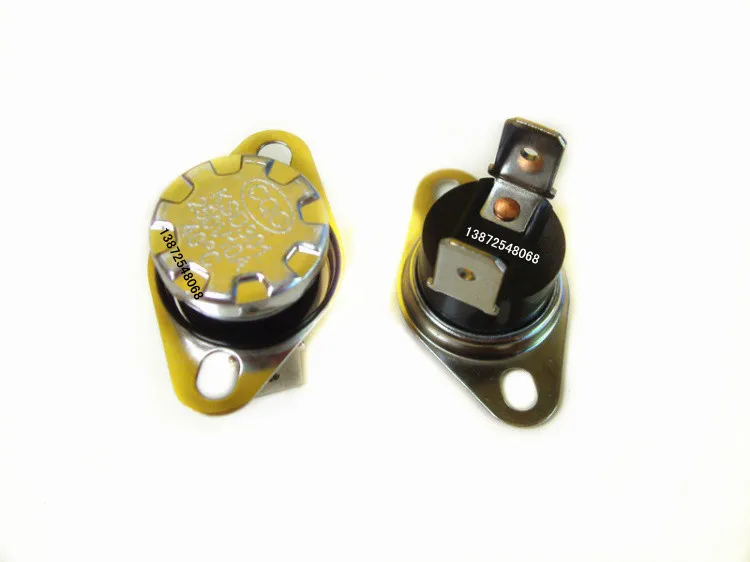 

5pcs Dual Metal Switch Controller of Jump Temperature Controller Normally Closed 10A Thermal Protector 5-150 Temperature