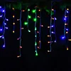 Christmas Outdoor Decoration Indoor 5m Droop 0.4-0.6m Curtain Icicle Led String Lights New Year Garden Party AC 220V ► Photo 2/6