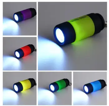 

Portable Mini Keychain USB Rechargeable Pocket Torch Flashlight Light Lamp 0.3W Multicolor Mini Flashlight
