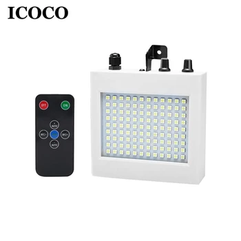 

ICOCO 25W LED Stage Lights 108 Patch Strobe Lights Mini Sound Control Lighting Special Effects Flash Lamp for Bar KTV Ballroom