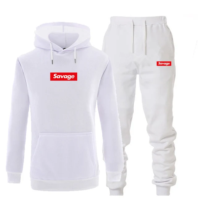 New Tracksuit men hoodie Set off white streetwear hoody Sportswear Sets ...