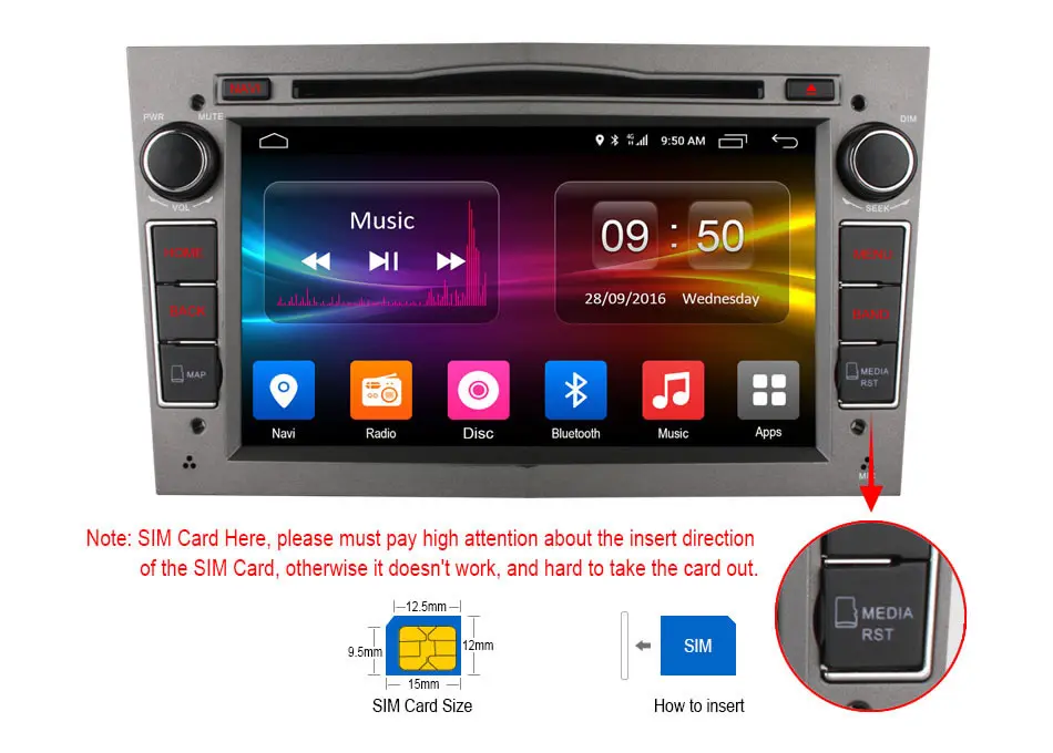 Top HD Octa Core 2GB RAM Android 6.0 for Opel Vectra C D Vivaro Meriva Antara Astra Corsa Zafira Car DVD Player Radio GPS 4G WIFI 4