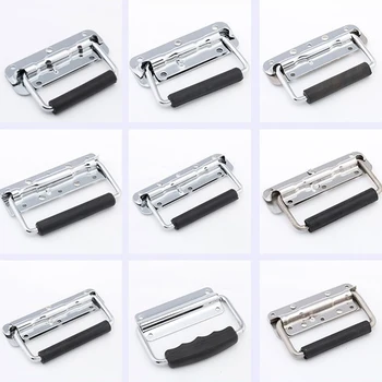 

4Pcs 304 Stainless Steel Carbon Steel Case Box Spring Loaded Handle Pull Surface mount