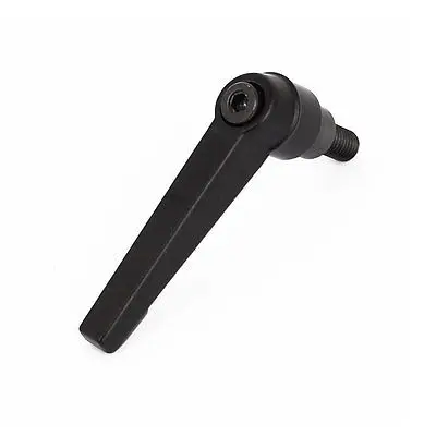 M8 x 16mm Male Thread Lathe Machine Metal Adjustable Handle Lever Grip Black | Инструменты