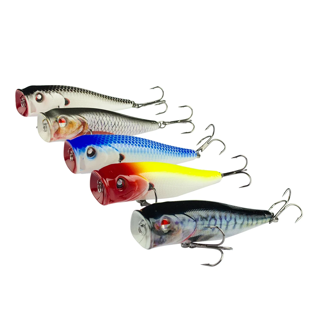 1pc 9cm Popper Fishing Lures Crankbait 13.5g Artificial Topwater Poper Hard Fish Bait Floating Lure Wobbler Tackle Pesca | Спорт и