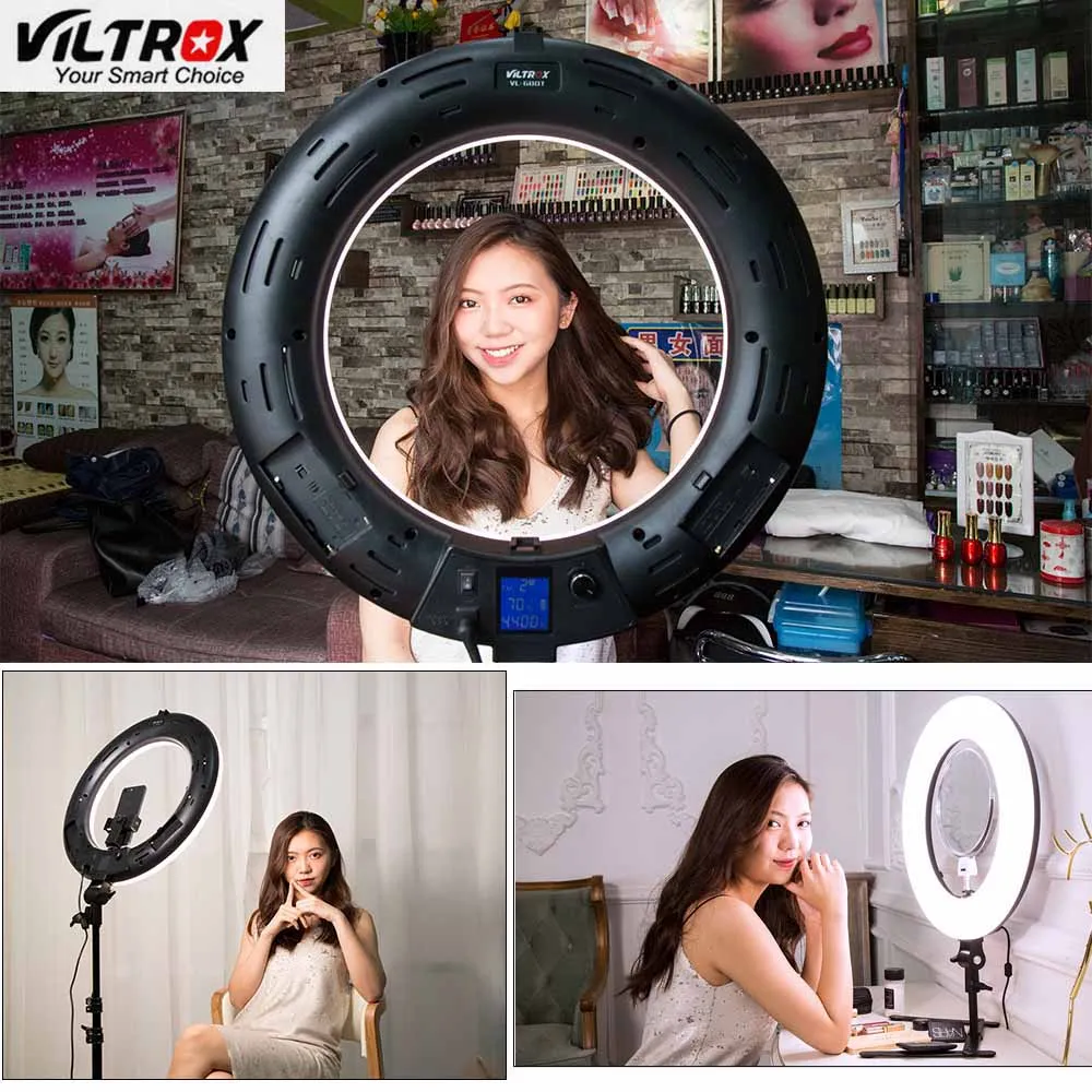 Viltrox VL 600T Wireless remote LED Ring light 3300K~5600K