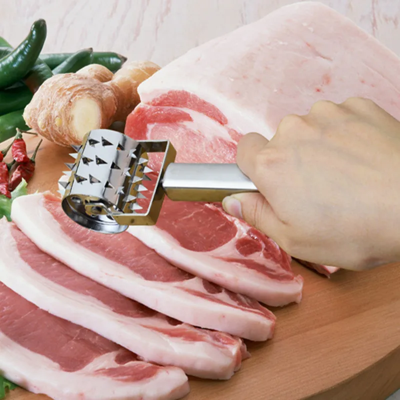Нержавеющая сталь профессии Мясо Tenderizer Молотки для стейка Кухня Инструменты