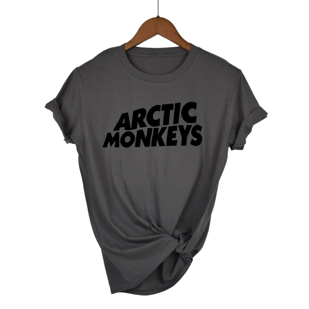 Arctic Monkeys звуковая волна Футболка Топ рок группа концертная-альбом Высокая футболка тенниска майка более размеры и 13 цветов - Цвет: Dark grey