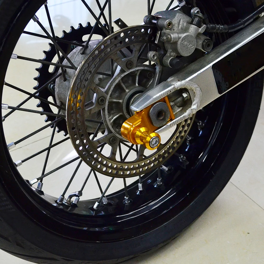 Motorcycle Axle Block Slider Swingarm Spool For Suzuki DRZ400SM 2005-Motorcycle Accessories